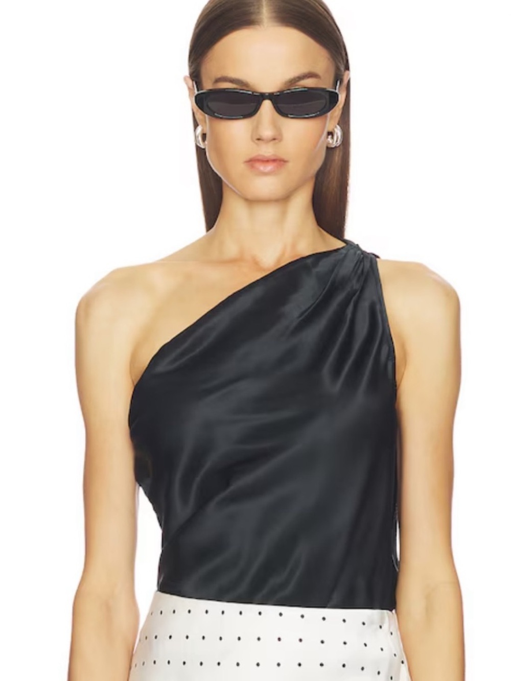 Cami NYC Black One-Shoulder Bodysuit